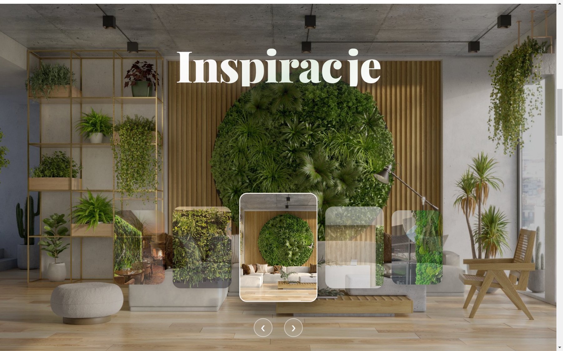 Ogrody wertykalne na laptopie - widok 3